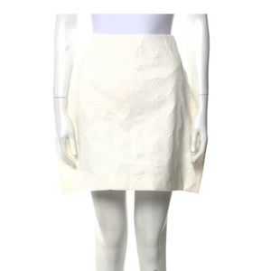 Delpozo white mini skirt with tags size M, US6, FR38